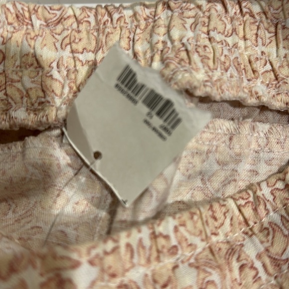 Cato Floral Print Linen Blend Elastic Waist Drawstring Shorts Size XL - NWT - Picture 5 of 5